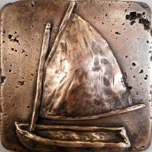 4 x 4 Sailboat #2 Tile