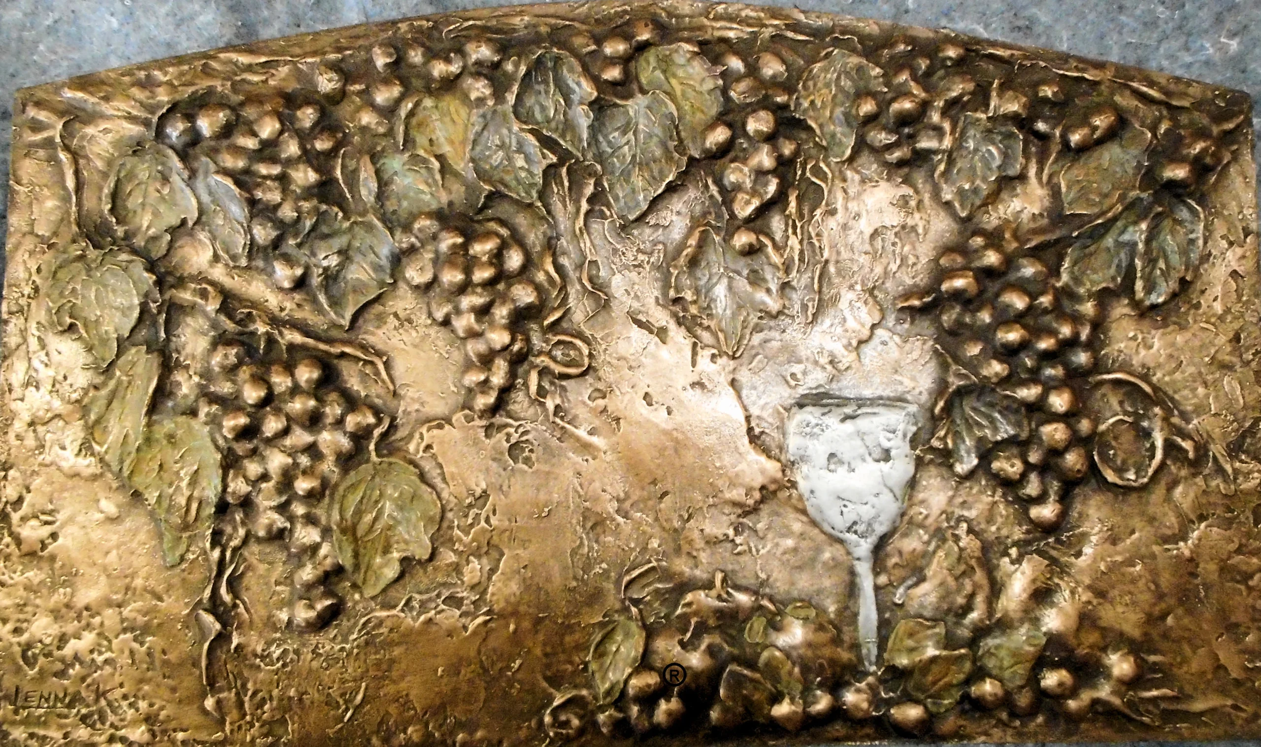 Grapes & Leaves Backsplash Mural - Image 6