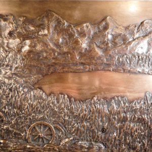 The Olde Wagon Backsplash Mural